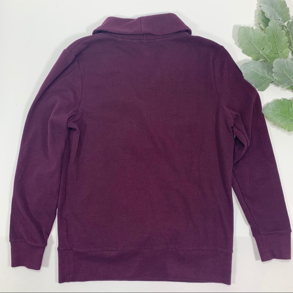 Banana Republic | Plum Sweater with Pockets - Picture 3 of 7